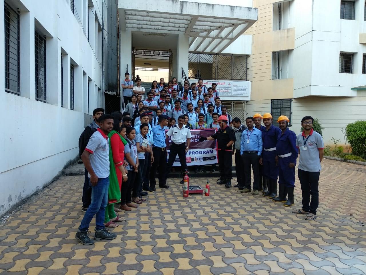 Anantrao Pawar College of Architecture Pune Fire fighting system study site visit and NDRF
workshop photo 8